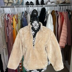 Jason Wu Beige Fleece Jacket